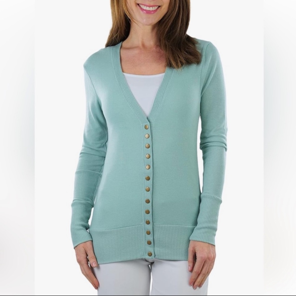 Zenana Outfitters Green Sweater - Size 1X